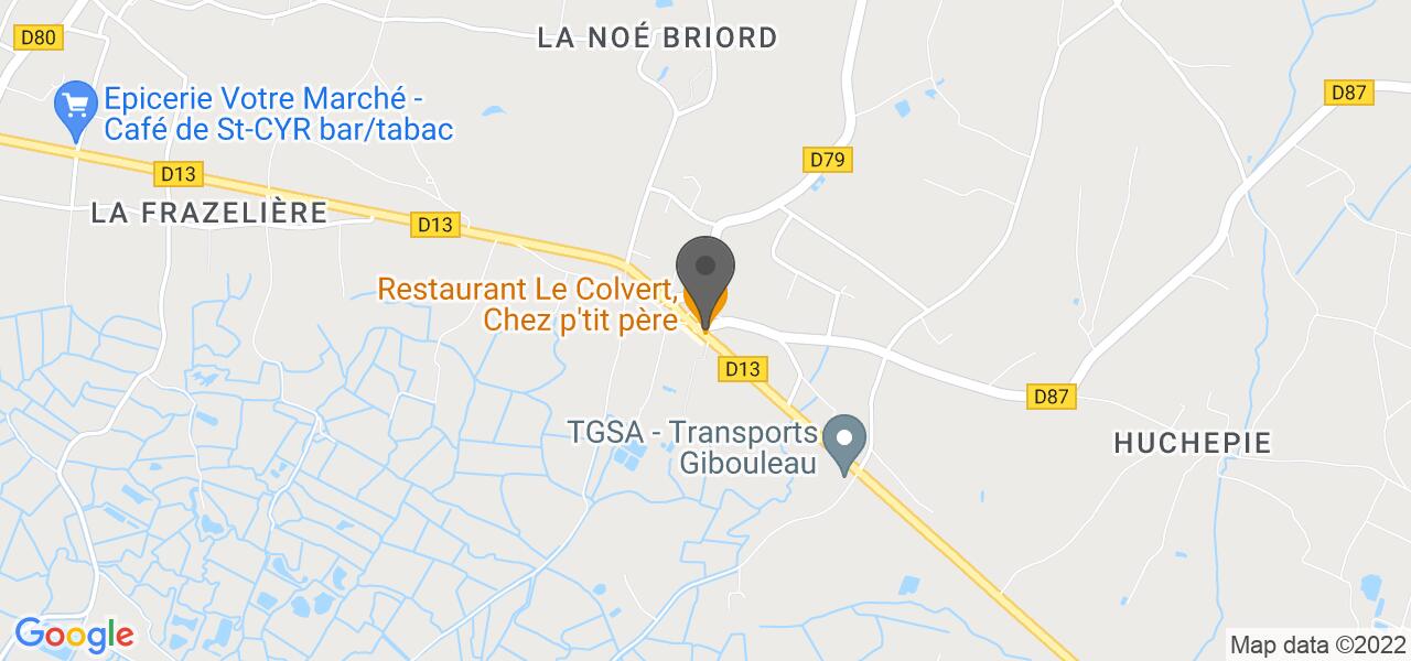 Plan d'accès — LE COLVERT