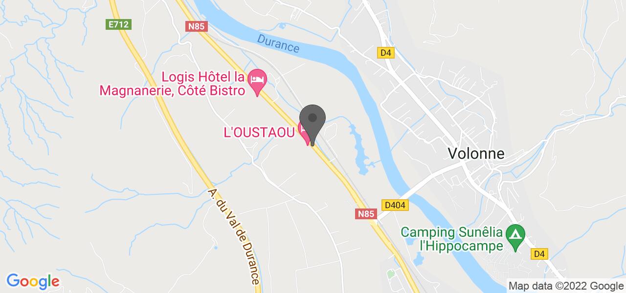 Routekaart — L'Oustaou