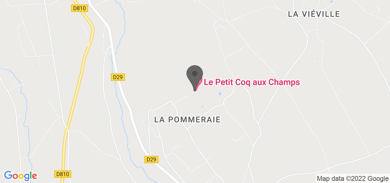 Mapa de acceso — Le Petit Coq aux Champs