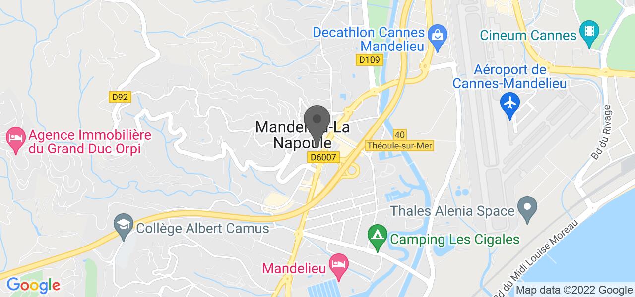 Plan d'accès — Le mabrouk