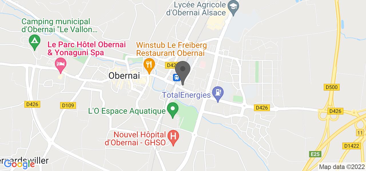 Plan d'accès — Restaurant Gastronomique L'Osmose