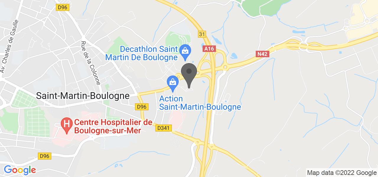 Plan d'accès — Buffalo Grill Boulogne-sur-Mer (St-Martin-Boulogne)