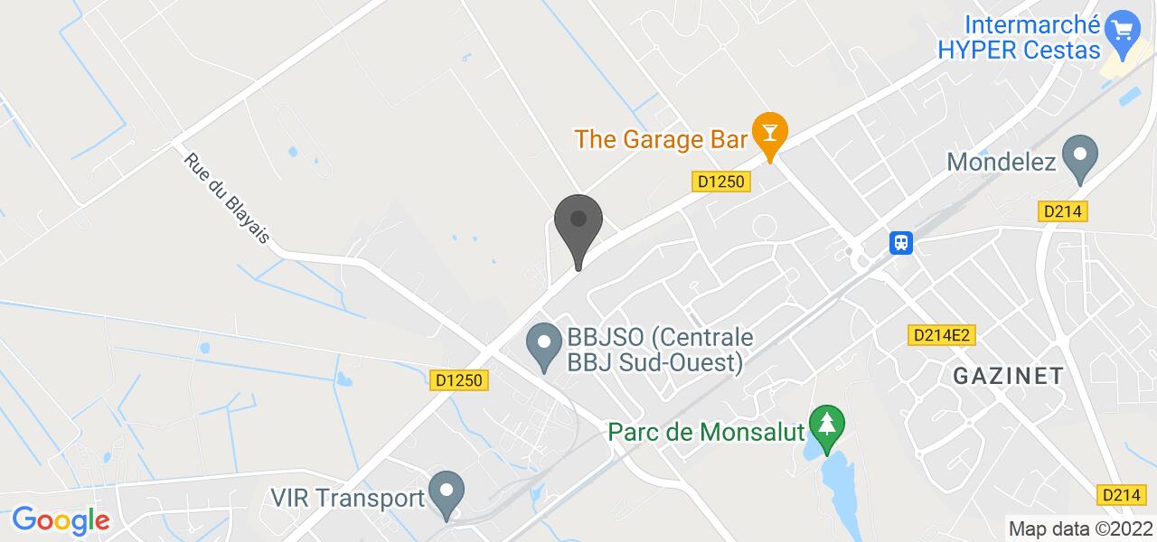 Access map — La Régalade
