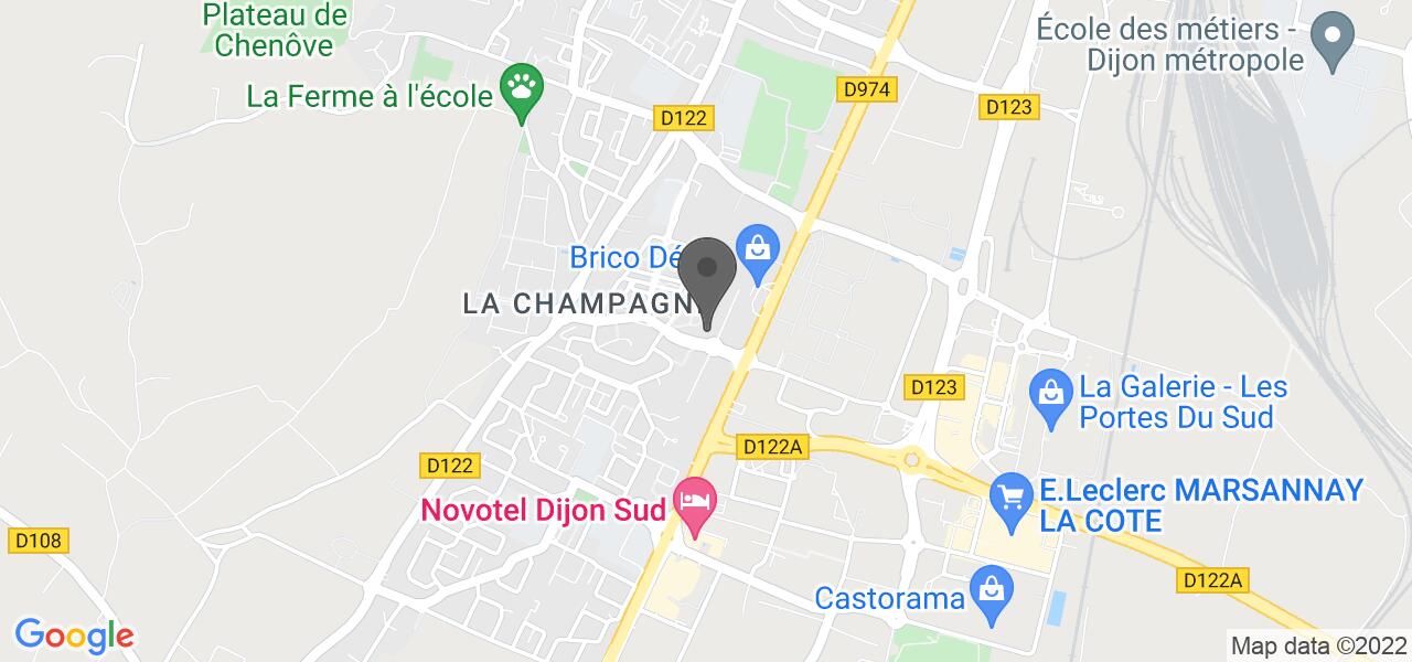 Plan d'accès — Le Clos du Roy