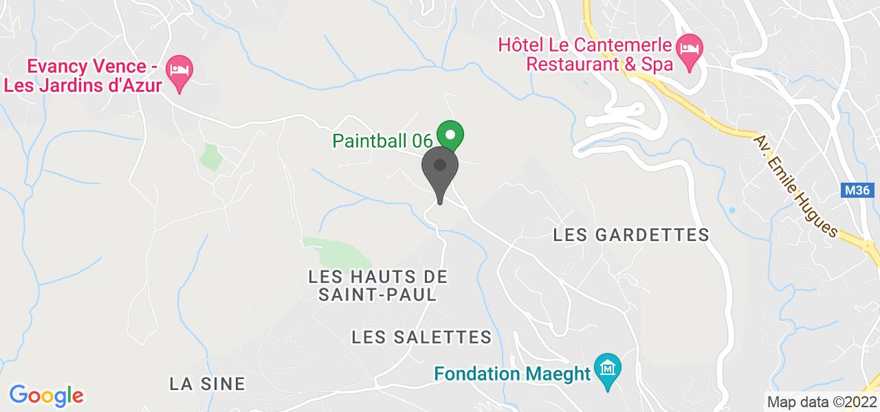 Anfahrtsplan — La vague de saint paul