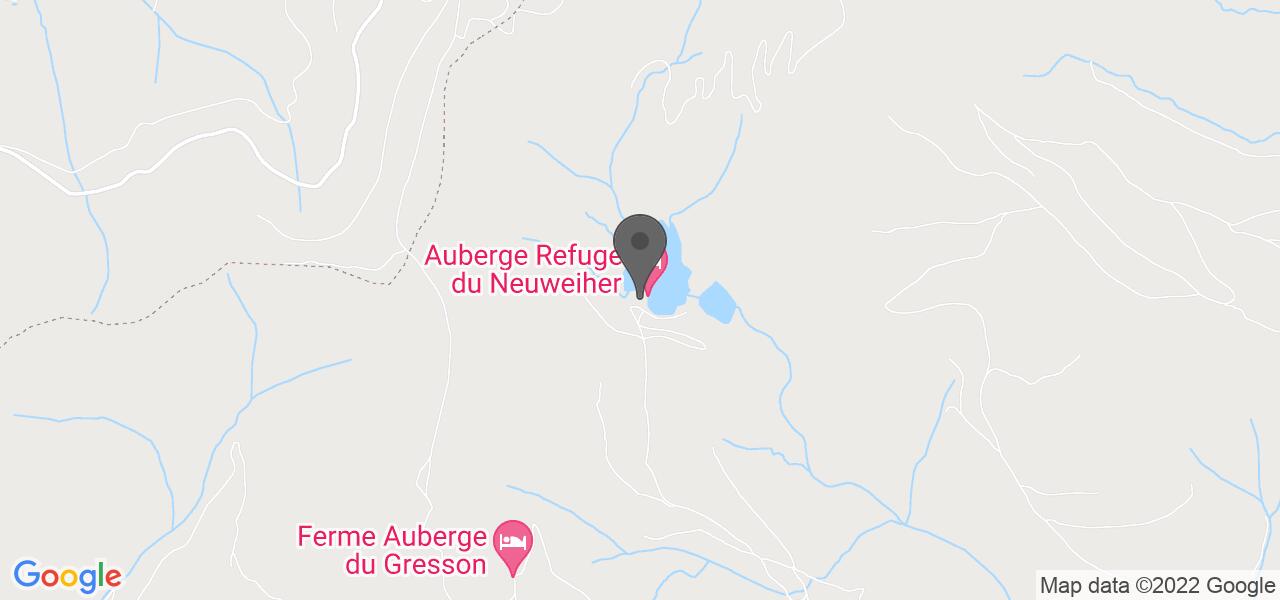 Plan d'accès — Auberge refuge du neuweiher