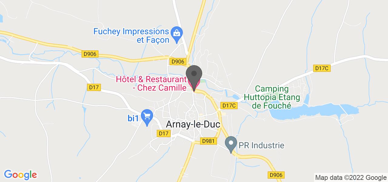 Plan d'accès — Chez camille