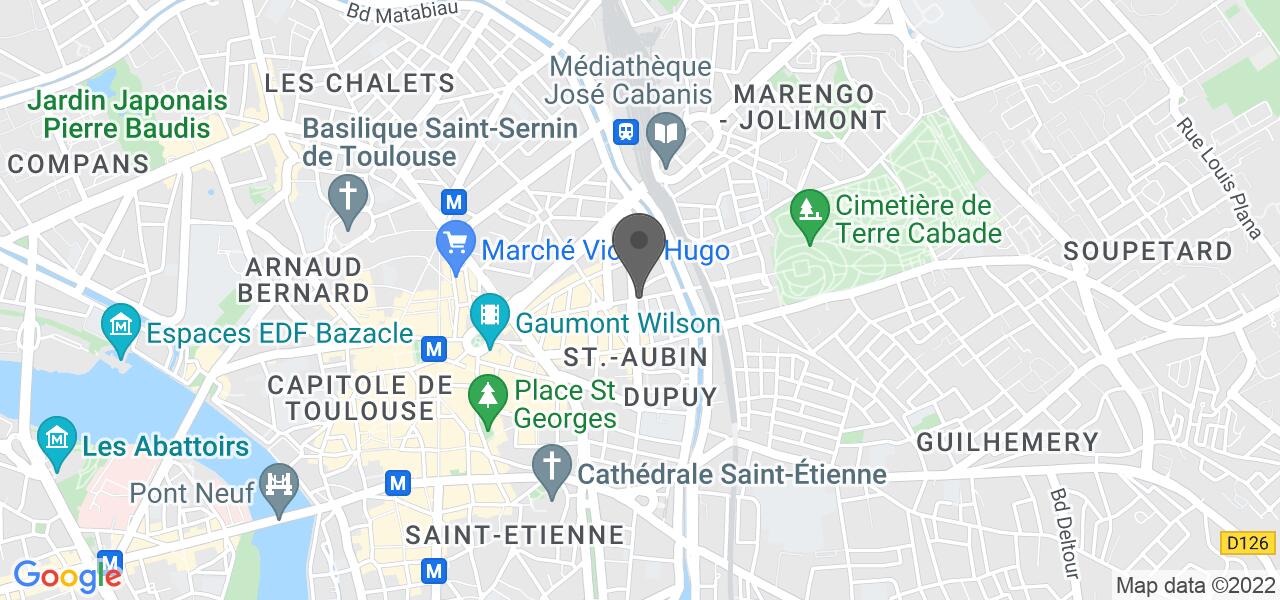 Plan d'accès — TOULOUSE BURGER