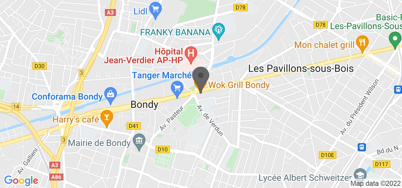 Plan d'accès — Wok Grill