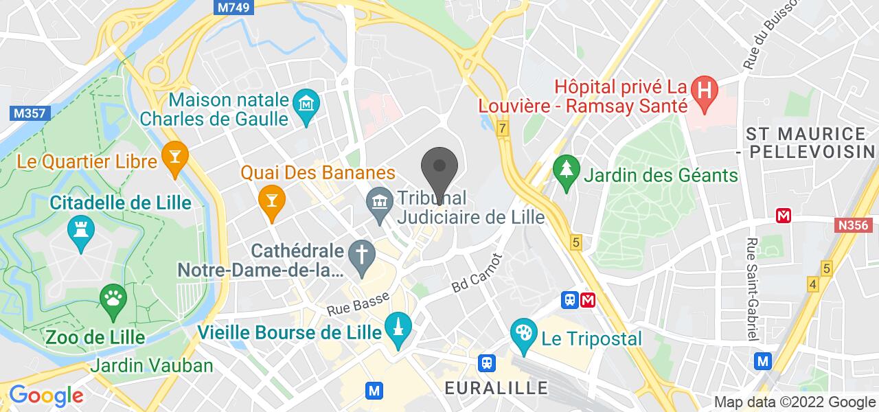 Plan d'accès — La Crêperie de Lille