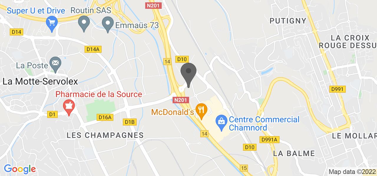 Plan d'accès — Hôtel Ibis Chambéry