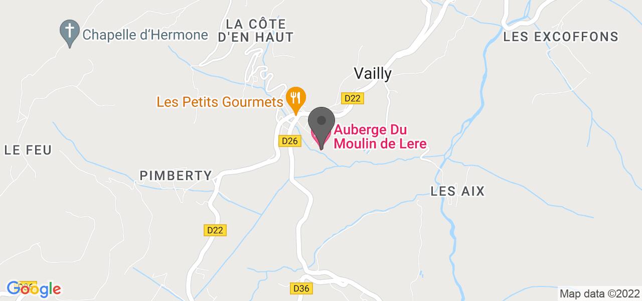 Plan d'accès — Le Moulin de Léré