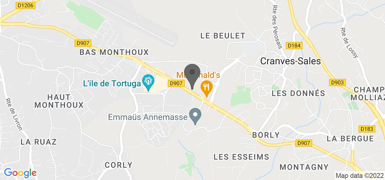 Plan d'accès — L'Auberge de la Maison Rouge