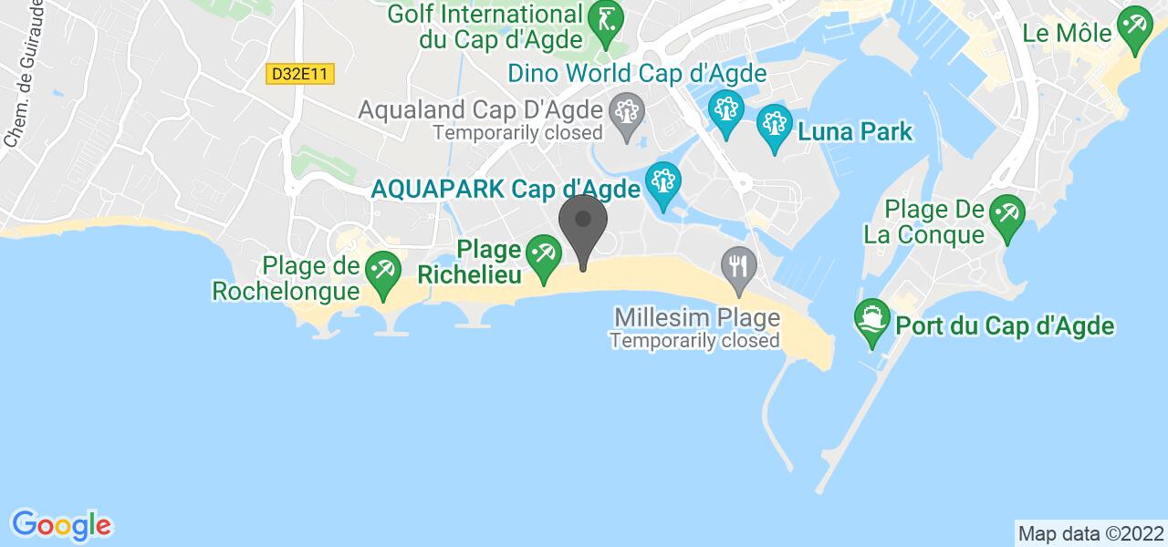 Plan d'accès — Capao Beach