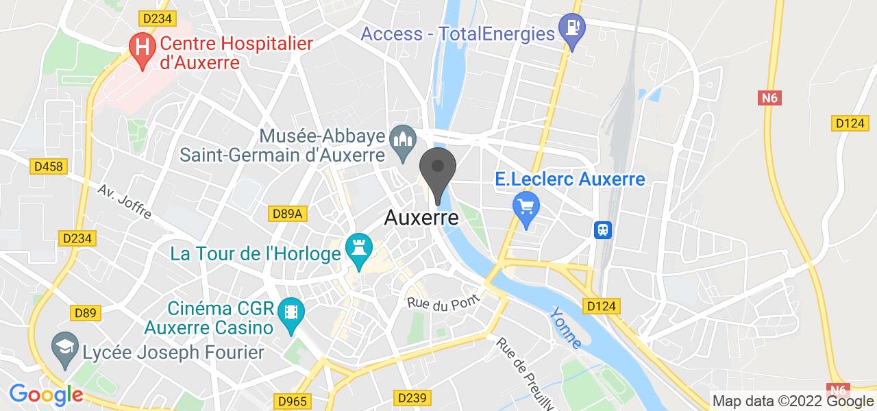 Plan d'accès — La Péniche