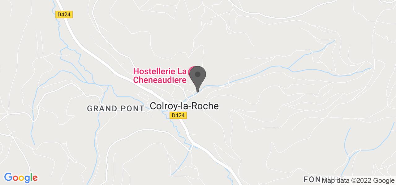 Anfahrtsplan — Hostellerie de la cheneaudière
