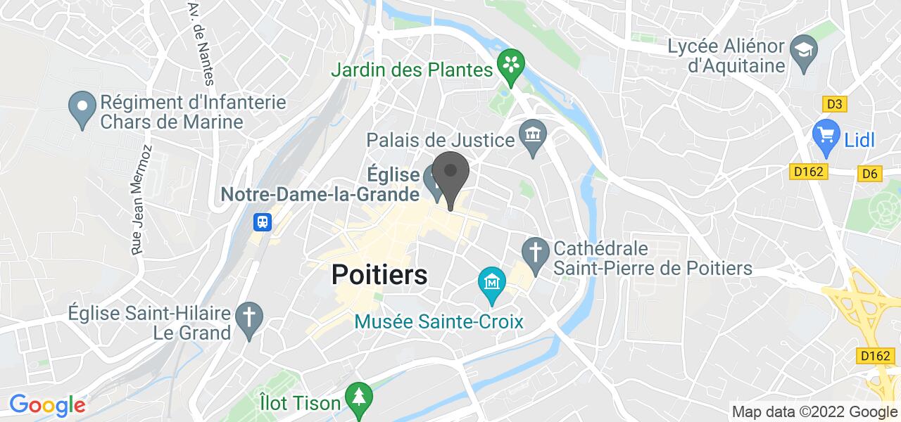 Plan d'accès — Bistro Régent Poitiers Centre