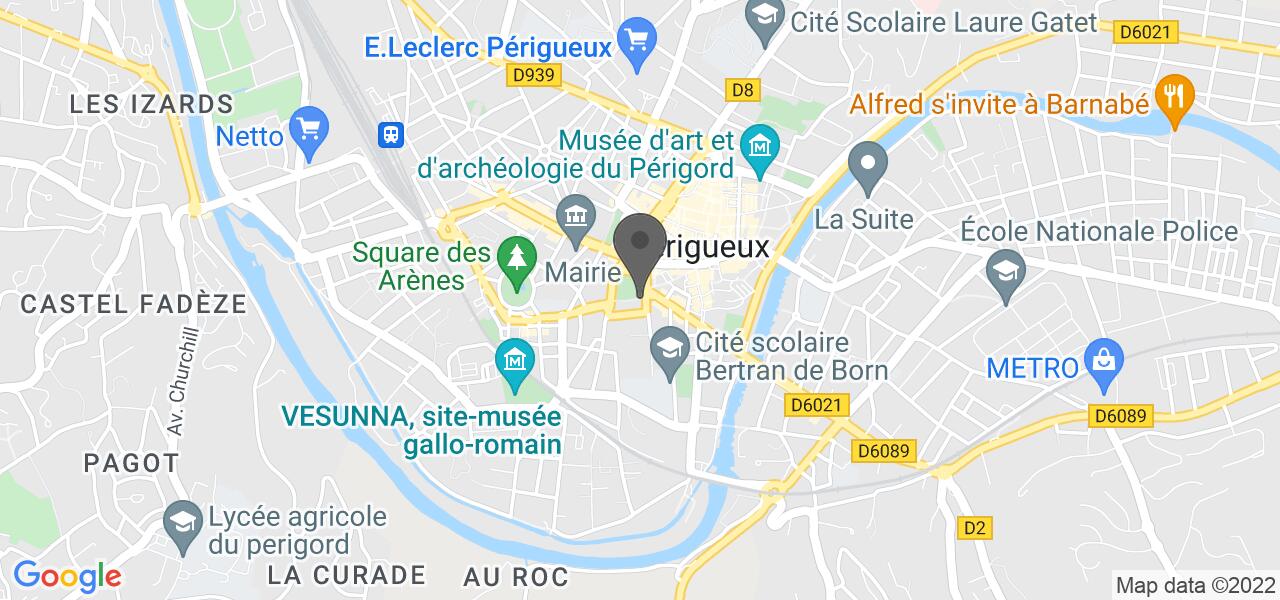Plan d'accès — La Pataterie Perigueux