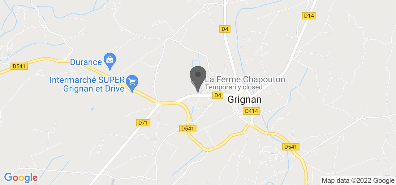 Plan d'accès — LA FERME CHAPOUTON
