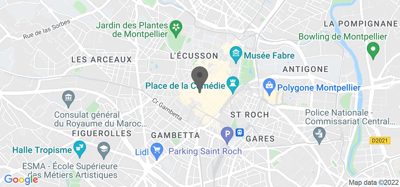 Mapa de acceso — Le Couperet