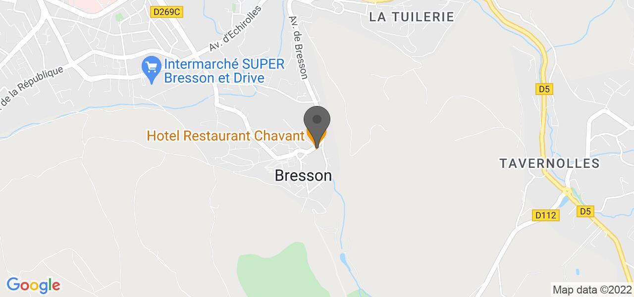 Plan d'accès — Chavant