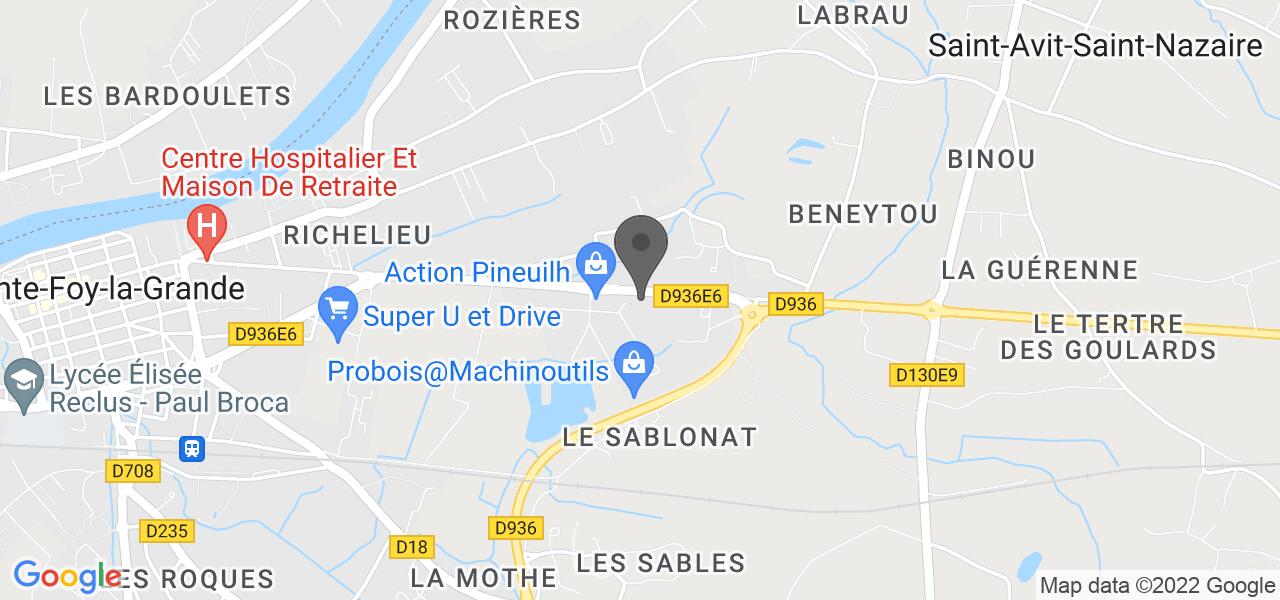 Plan d'accès — Le Mékong