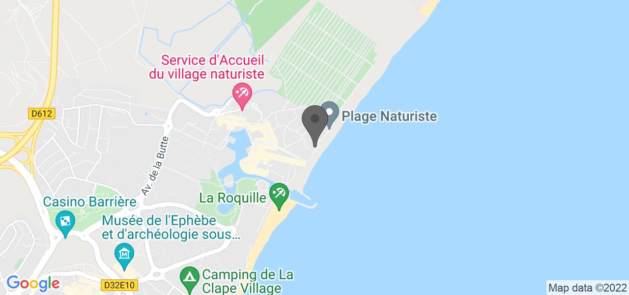 Plan d'accès — Le glamour beach 