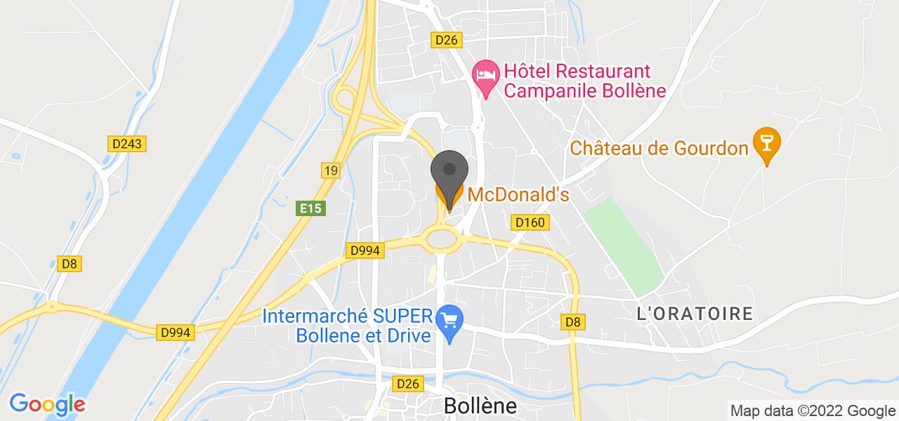 Plan d'accès — McDonald's