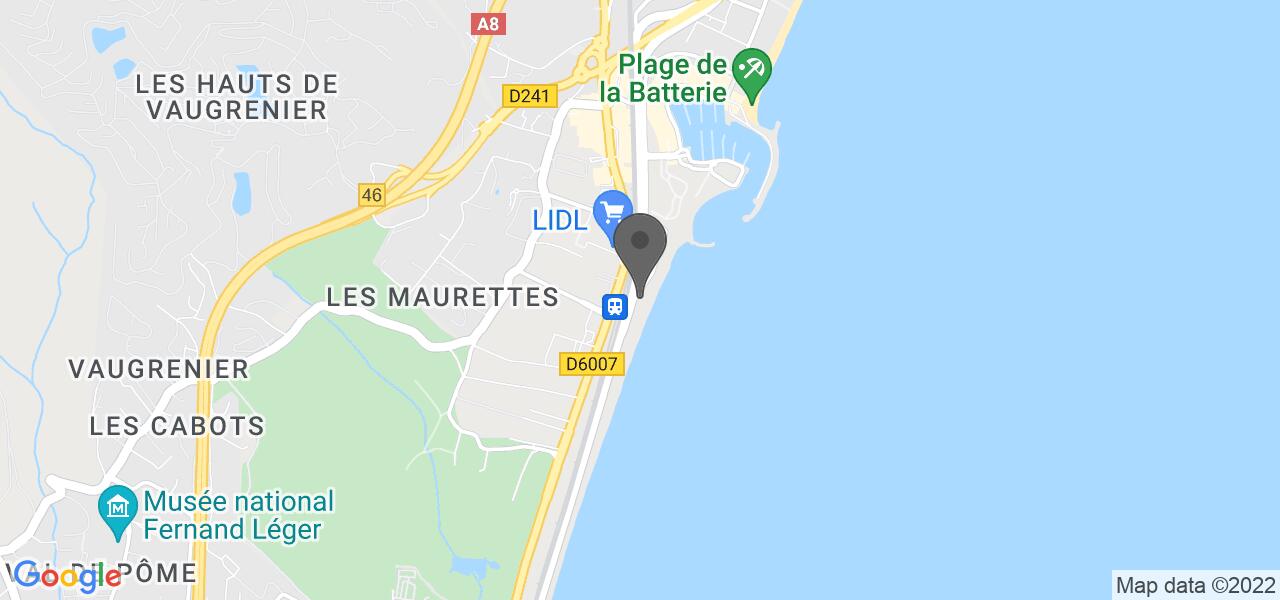 Plan d'accès — Le Blue Pearl