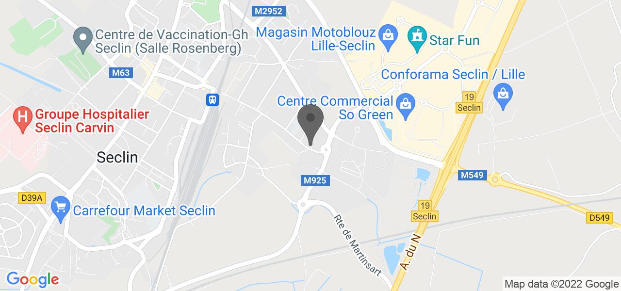 Mappa di accesso — Le Sabot Vert
