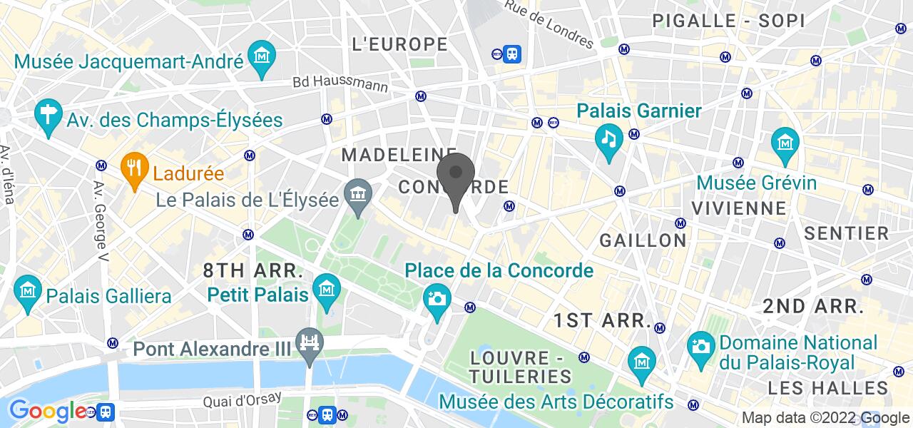 Plan d'accès — L'Envue, Brasserie Parisienne