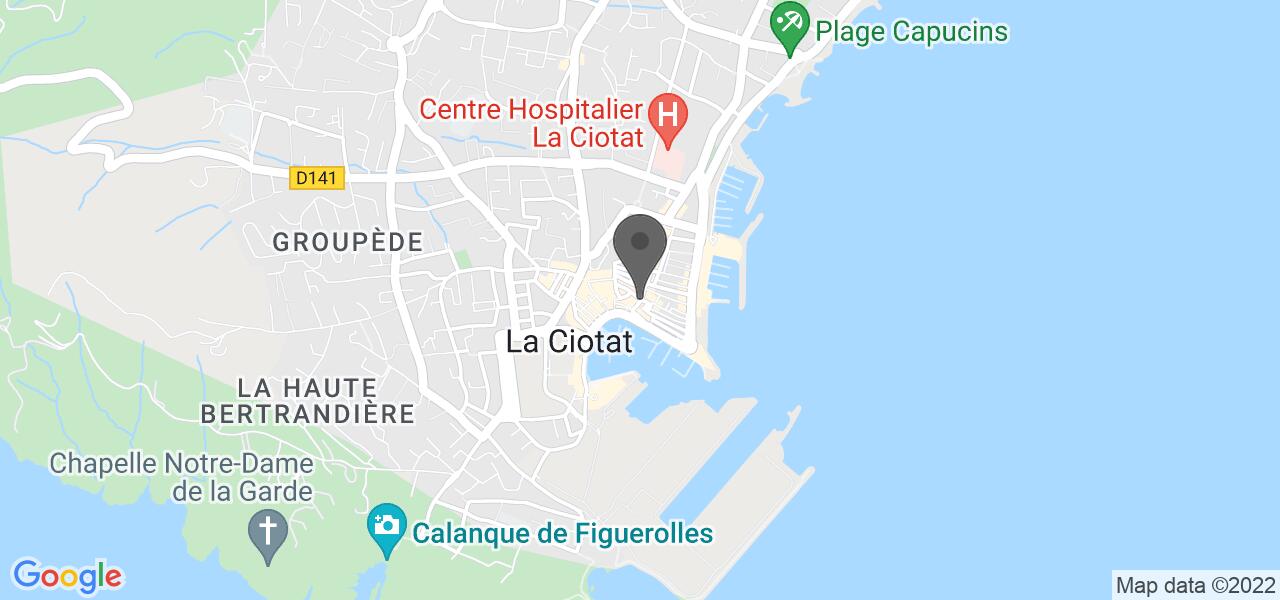 Mapa de acceso — Café de l'horloge