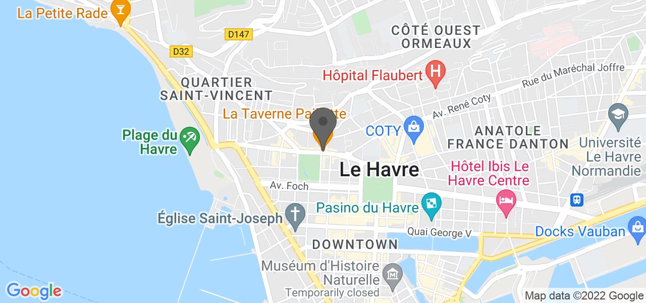 Plan d'accès — LA TAVERNE PAILLETTE