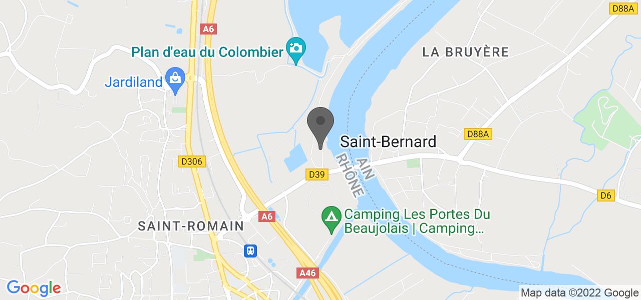 Mapa de acceso — Restaurant Au Colombier - Anse - Cuisine traditionnelle - Fait maison