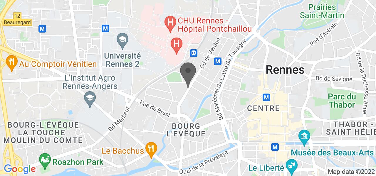 Plan d'accès — Chez Meh