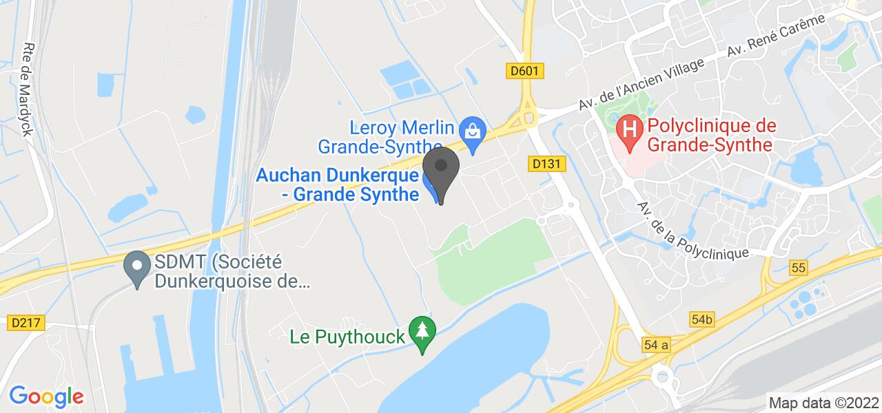 Plan d'accès — Pizza Paï Grande-Synthe