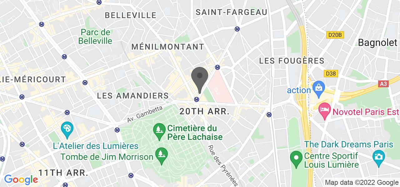 Mappa di accesso — Chez papa 20