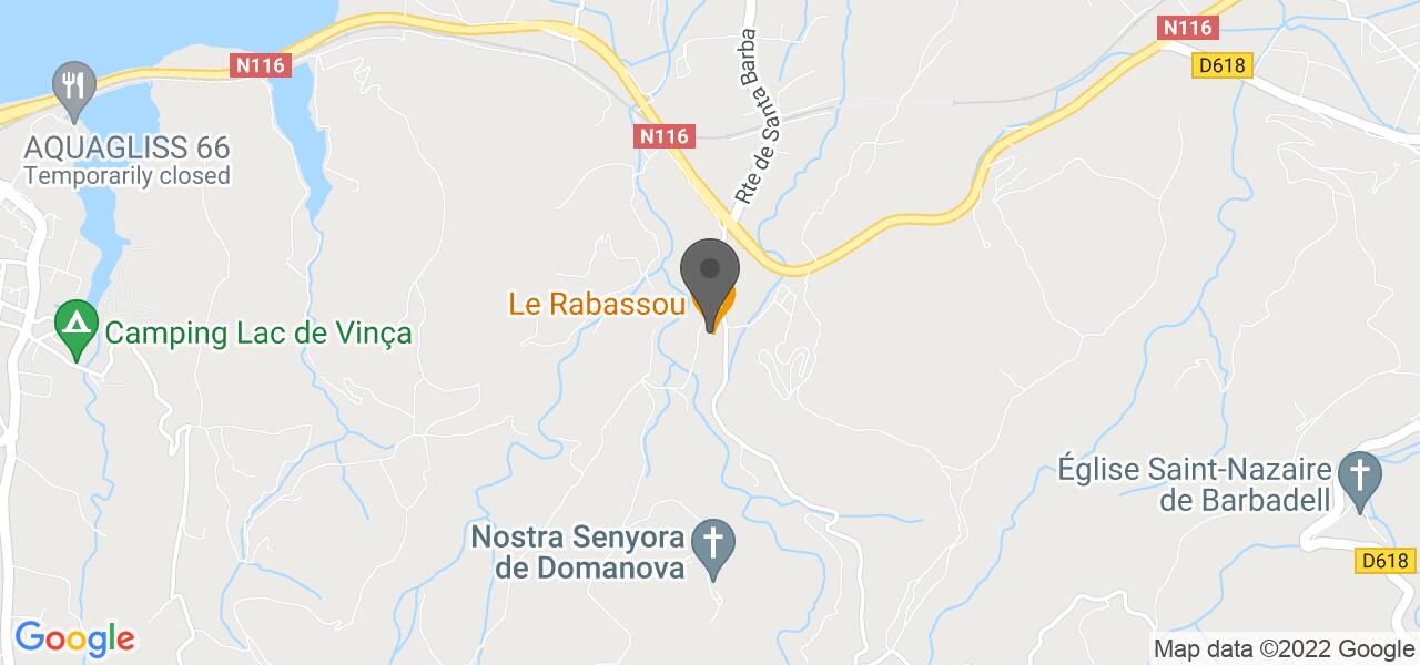 Схема проезда — Le Rabassou