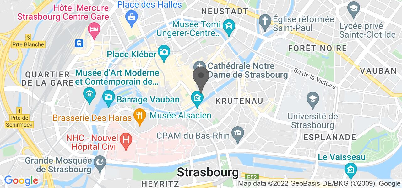 Plan d'accès — Au Muensterstuewel