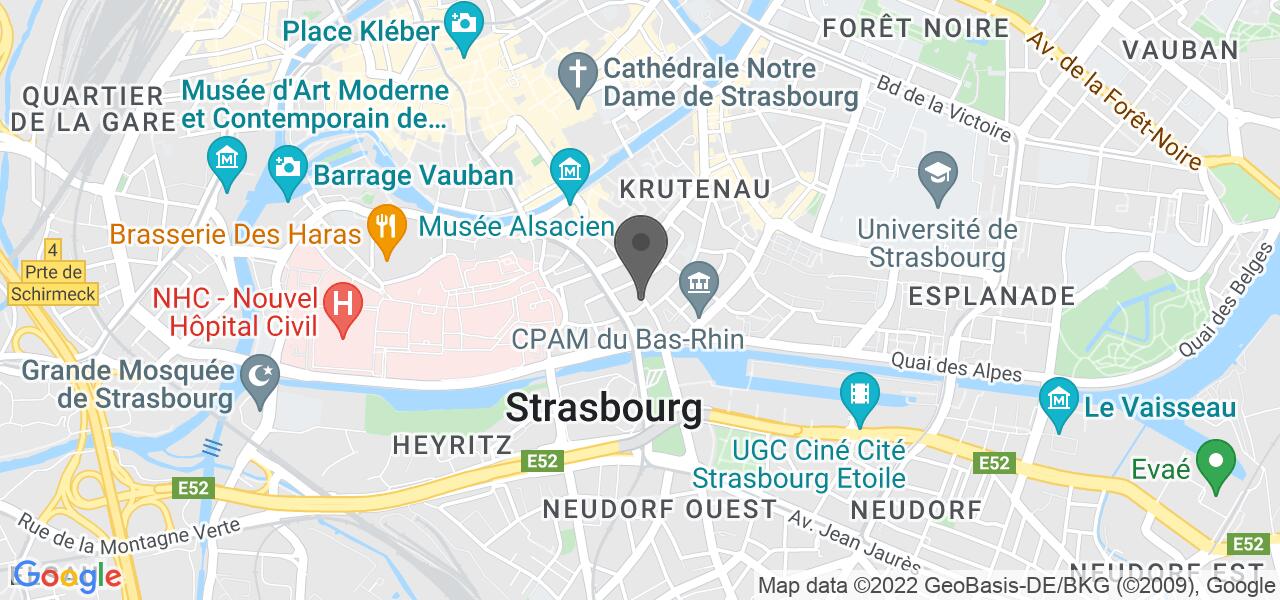 Plan d'accès — Brasserie de la Bourse
