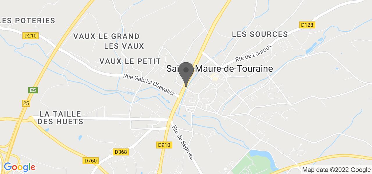 Mappa di accesso — Hôtellerie du Cheval Blanc