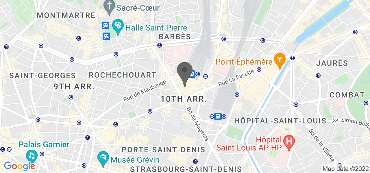 Plan d'accès — Buffalo Grill Gare Du Nord