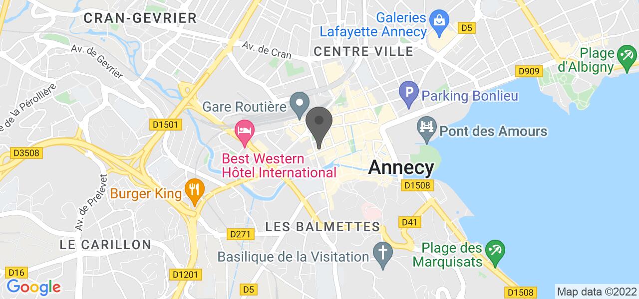 Mapa de acceso — Le Salon Français