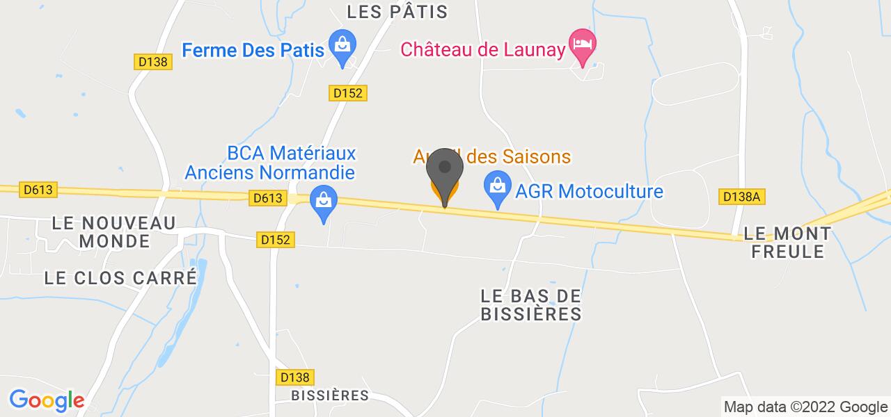 Plan d'accès — Au fil des saisons
