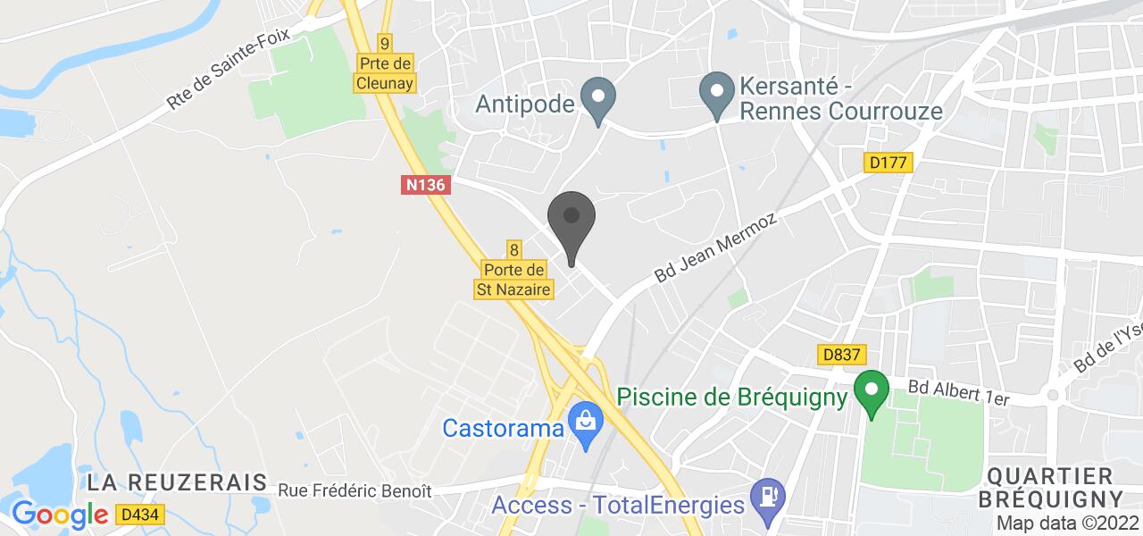 Mapa de acesso — Nutri-food