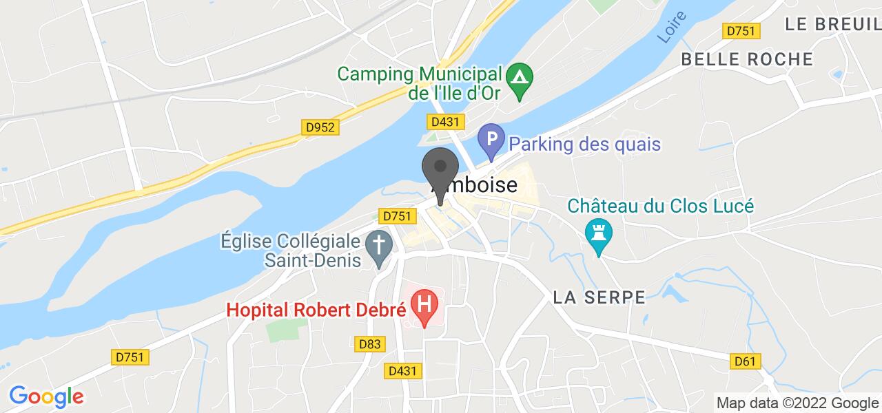 Mapa de acceso — La Scaleta Amboise