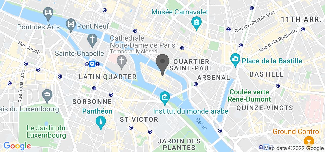 Plan d'accès — Les Fous de l'Île