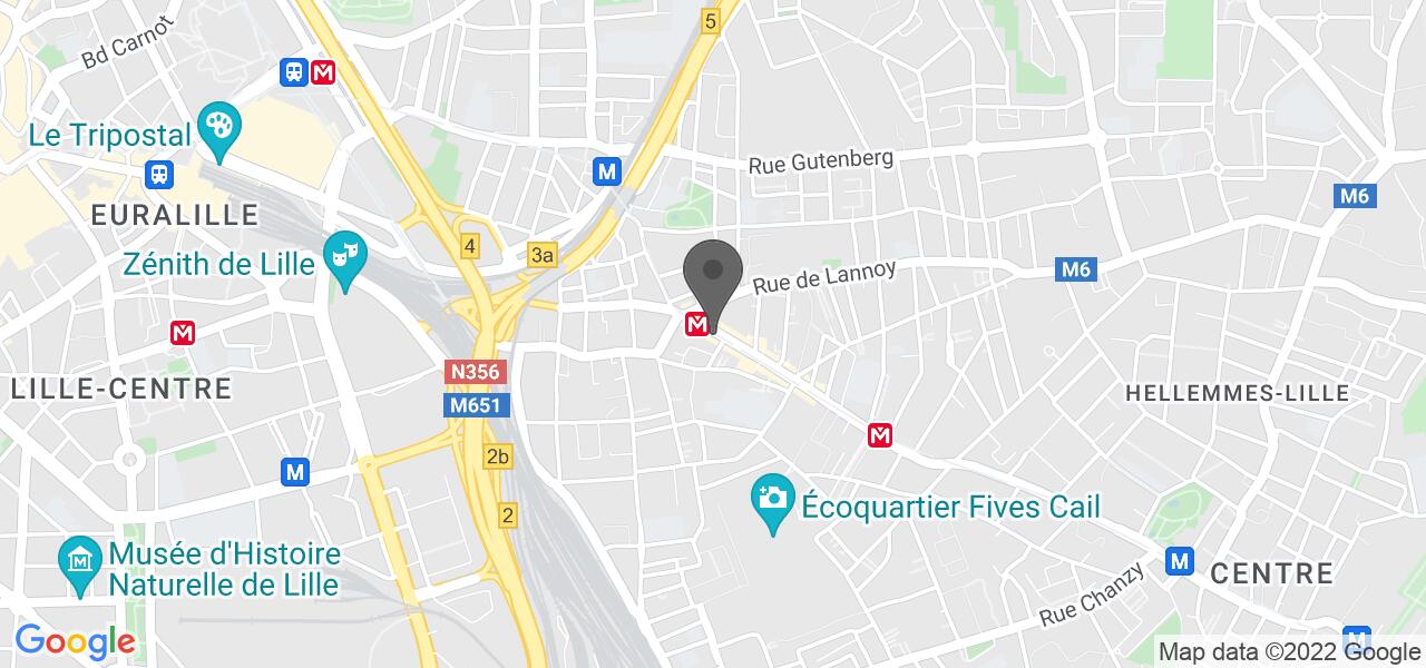 Plan d'accès — Pitta Fives
