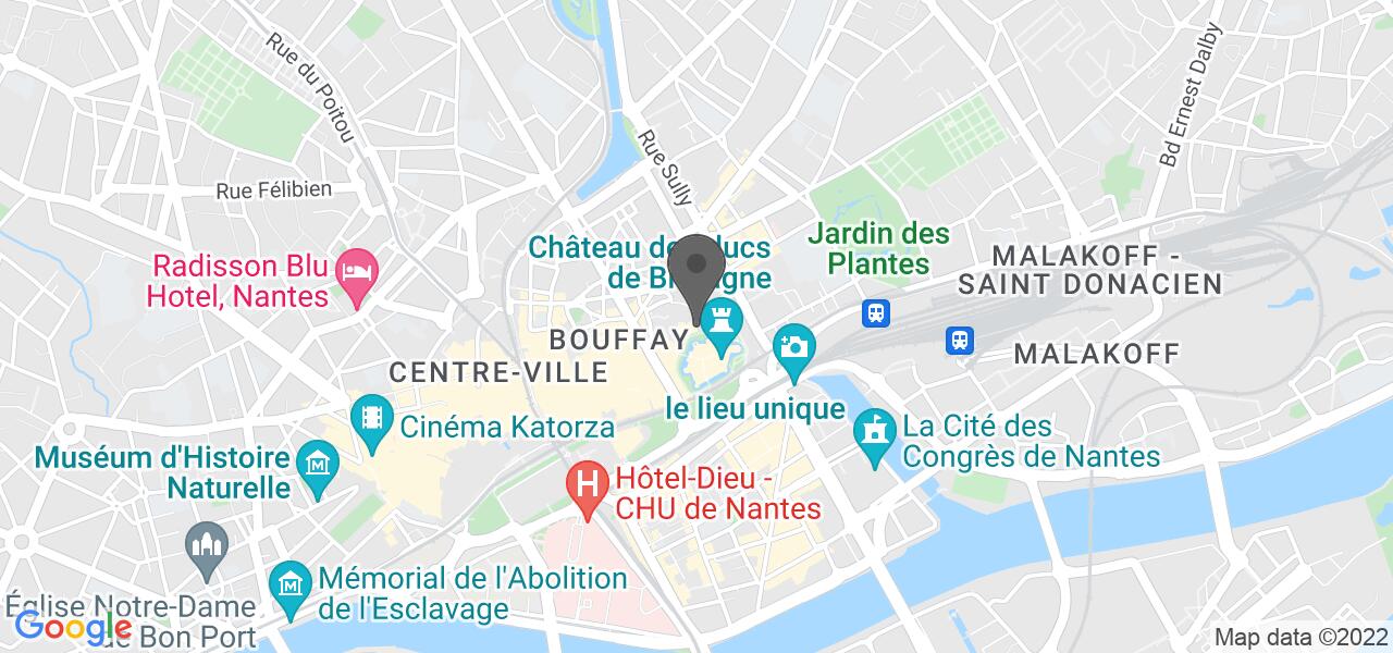 Plan d'accès — Le Fou du Roi