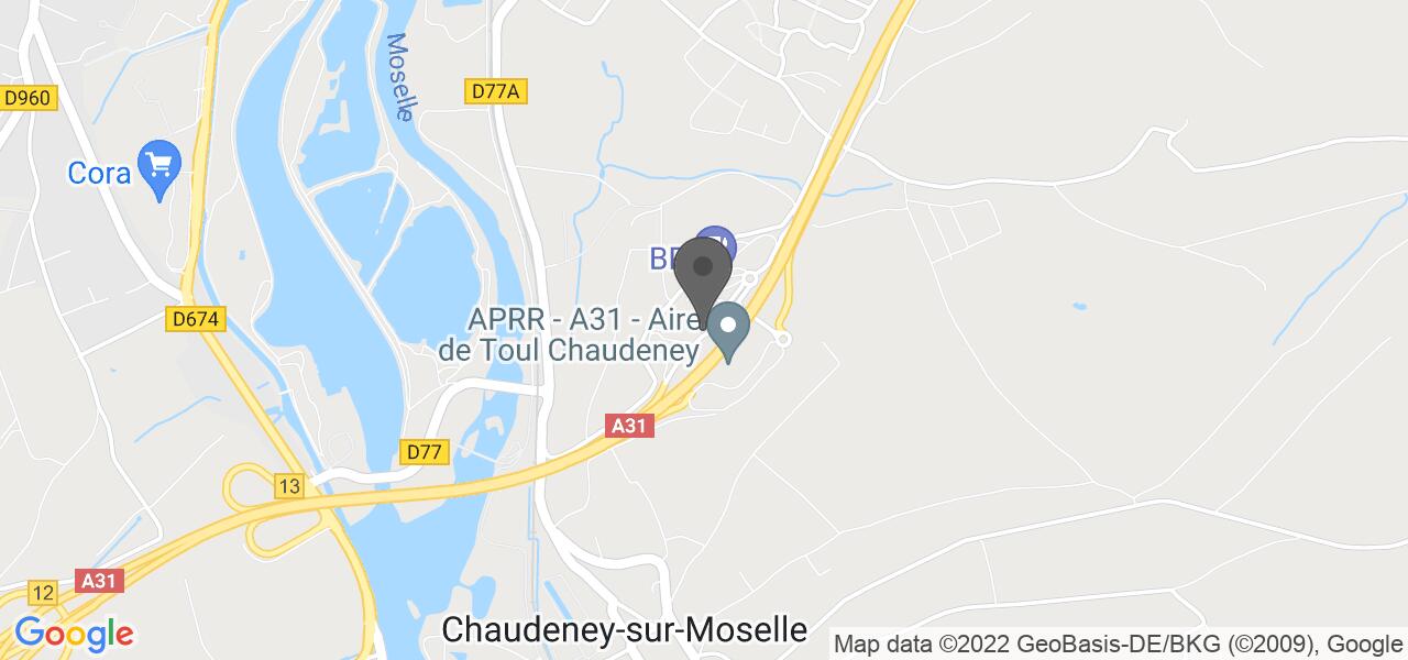 Plan d'accès — Aire de Toul - Arche
